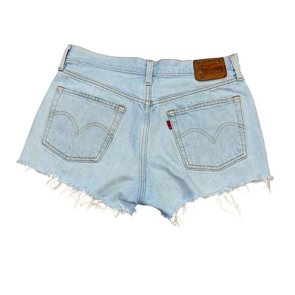 Levi’s Distressed Cut Off  Cotton Denim Shorts Women's 28 Western Cowgirl Summer - Picture 2 of 14